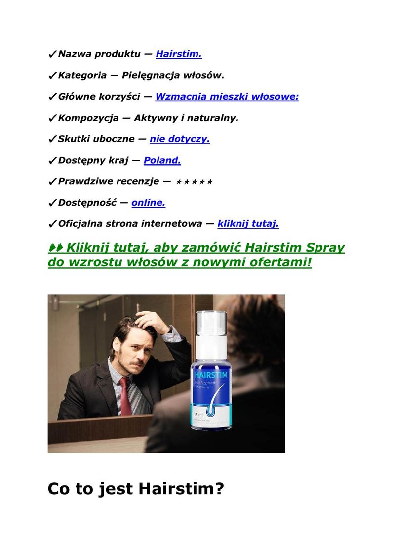 Hairstim a inne preparaty do włosów – co wybrać? - overview